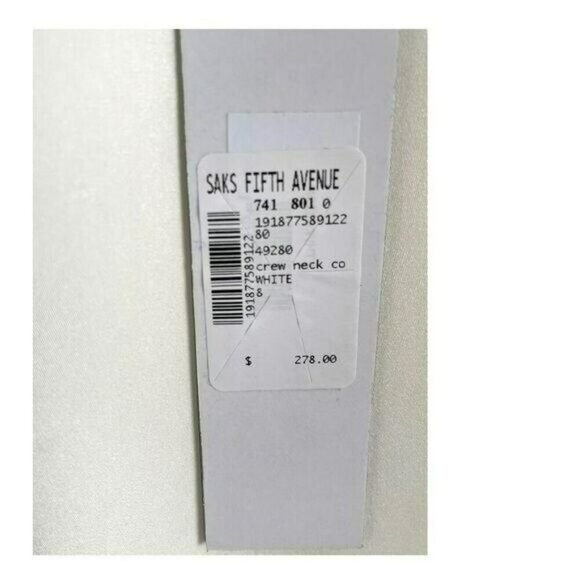 Mac Duggal White Mini Formal Dress Rhinestones Evening Wedding Sheath NWT Sz 8 - Picture 6 of 10